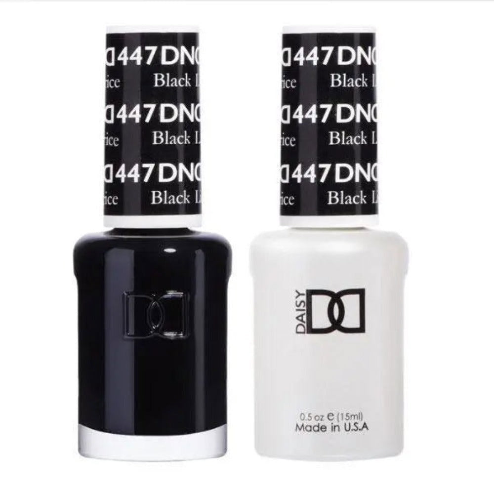 DND Gel & Lacquer Duo - Black Licorice #447
