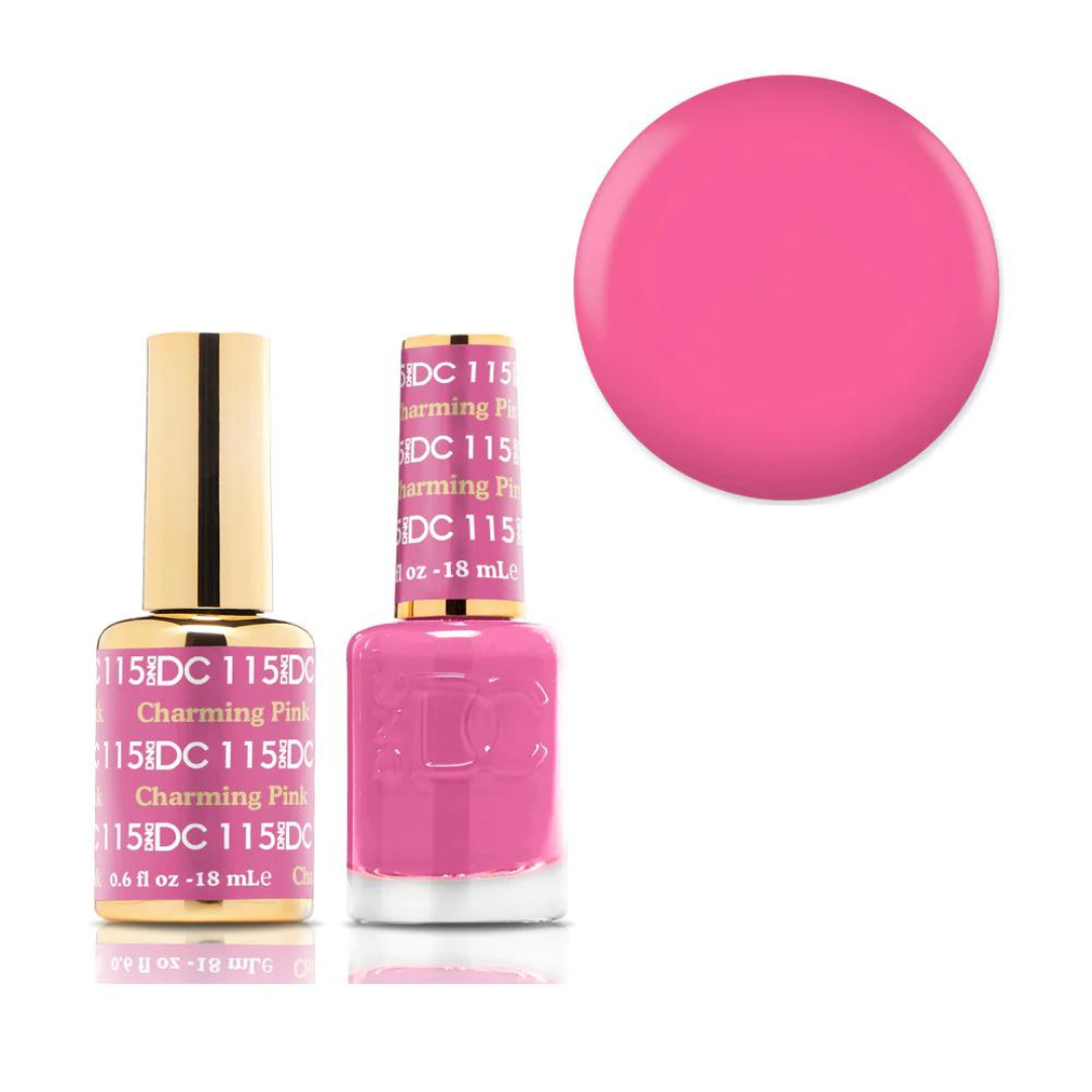 DND DC Gel & Lacquer Duo - Charming Pink #115