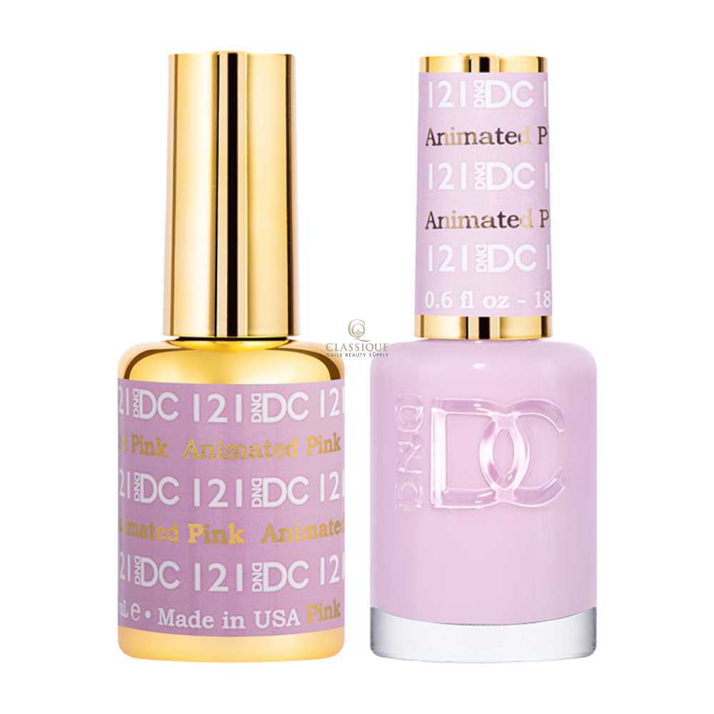 DND DC Gel & Lacquer Duo - Animated Pink #121
