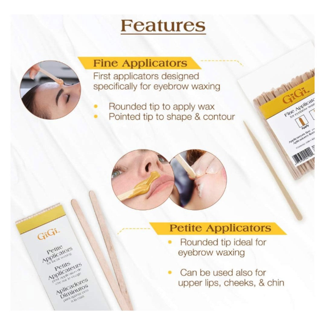 Gigi Petite Applicators (Pack of 100) #0415