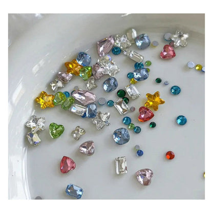 CNBS Nail Rhinestones - Mixed Colourful Rhisnestones Set 50pcs
