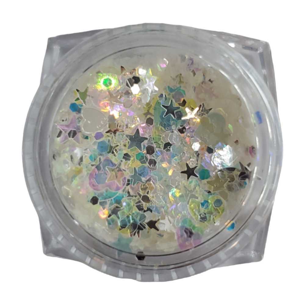 CNBS Glitter - Assorted Shimmery Shapes #04