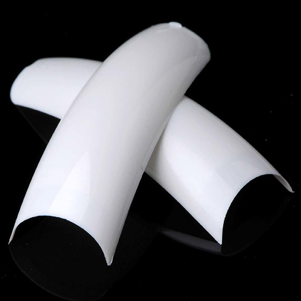 Miss French White Nail Tips - Size #1 (Bag of 50)