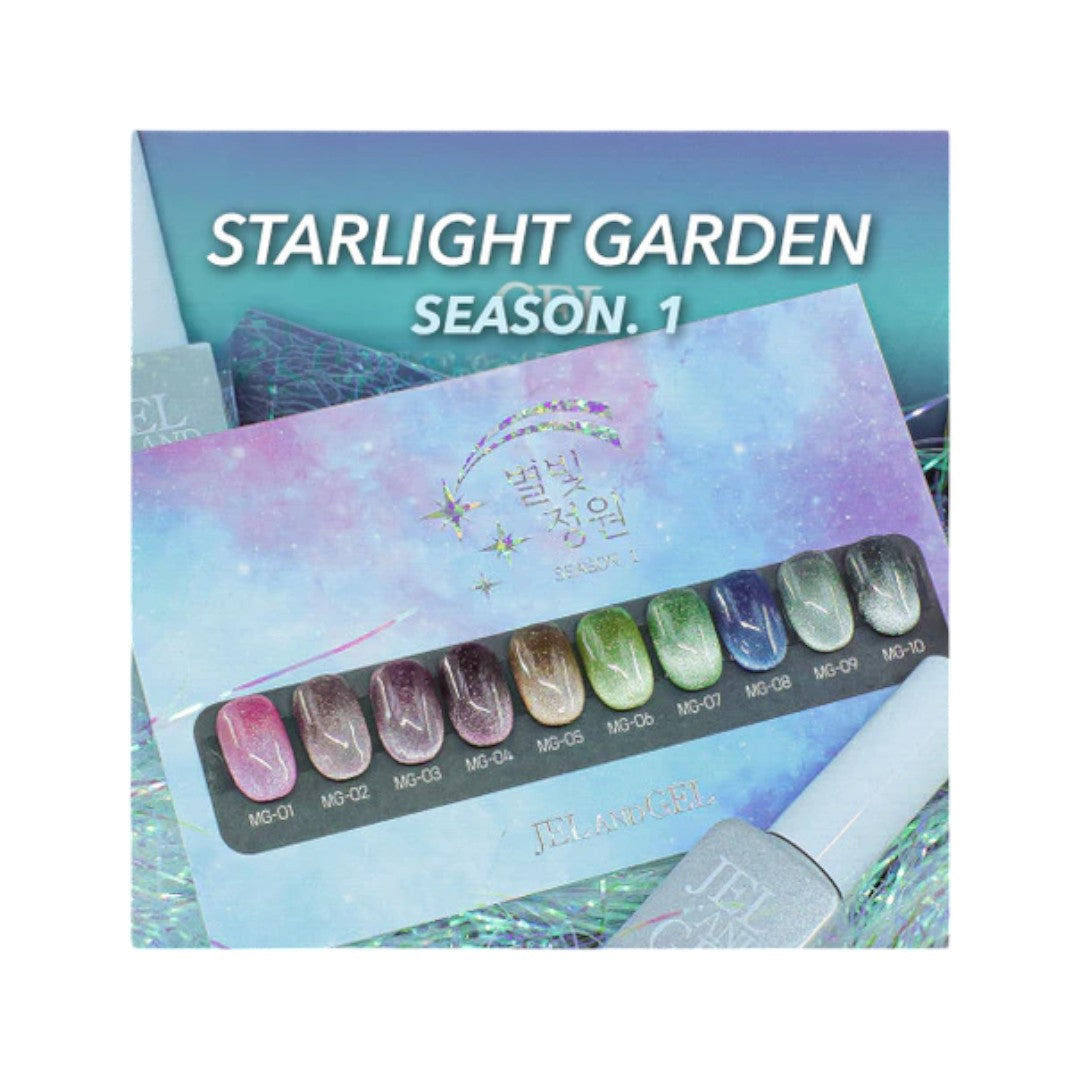 Jel and Gel Cat Eye Gel Polish - Starlight Garden 1 Collection #MG01-10 (10pcs)