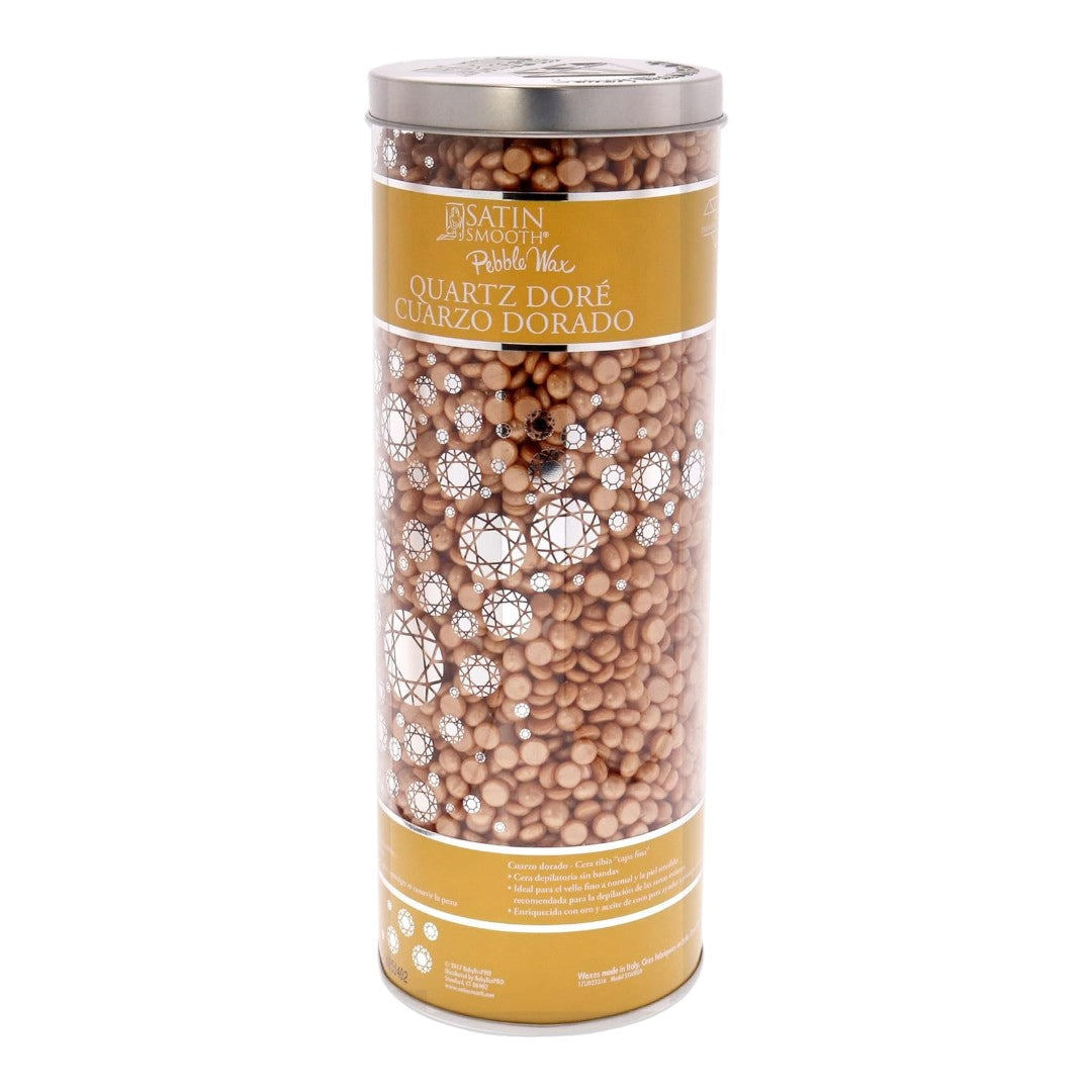 Satin Smooth Pebble Hard Wax - Golden Quartz 23Oz #SSWDGD