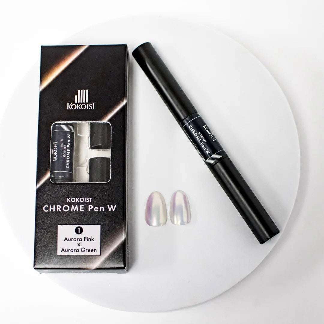 Kokoist Chrome Pen #W1 - Aurora Pink x Aurora Green