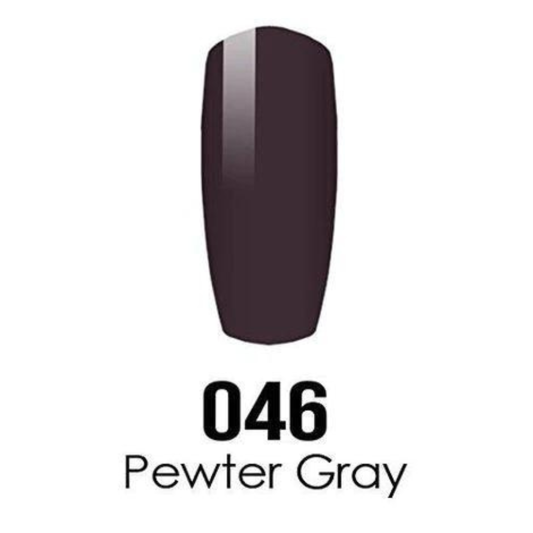 DND DC Gel & Lacquer Duo - Pewter Gray #046