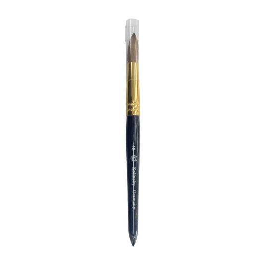 CNBS Acrylic Brush - Kolinsky Black Wood Handle #18