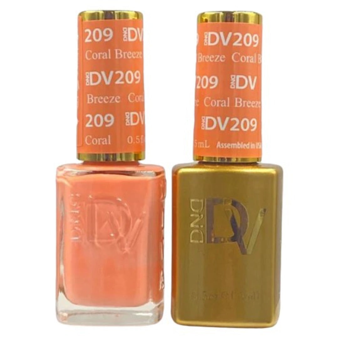 DND Diva Gel & Lacquer Duo - Coral Breeze #209