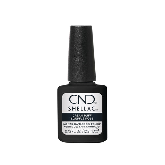CND Shellac 0.42oz (HEMA/TPO-Free) - Cream Puff #108