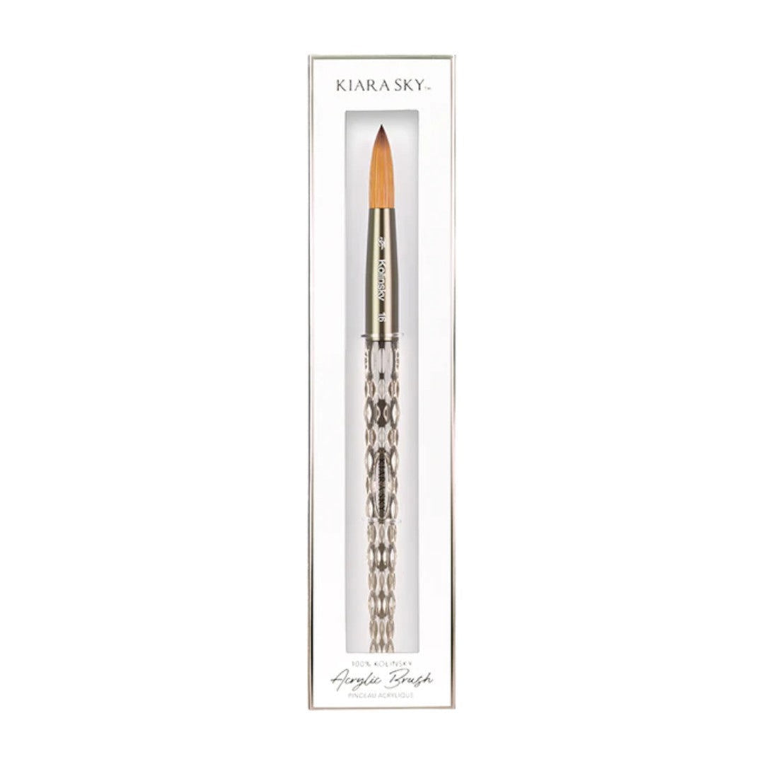 Kiara Sky Acrylic Brush - Kolinsky Clear