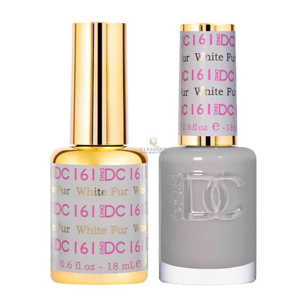 DND DC Gel & Lacquer Duo - White Fur #161