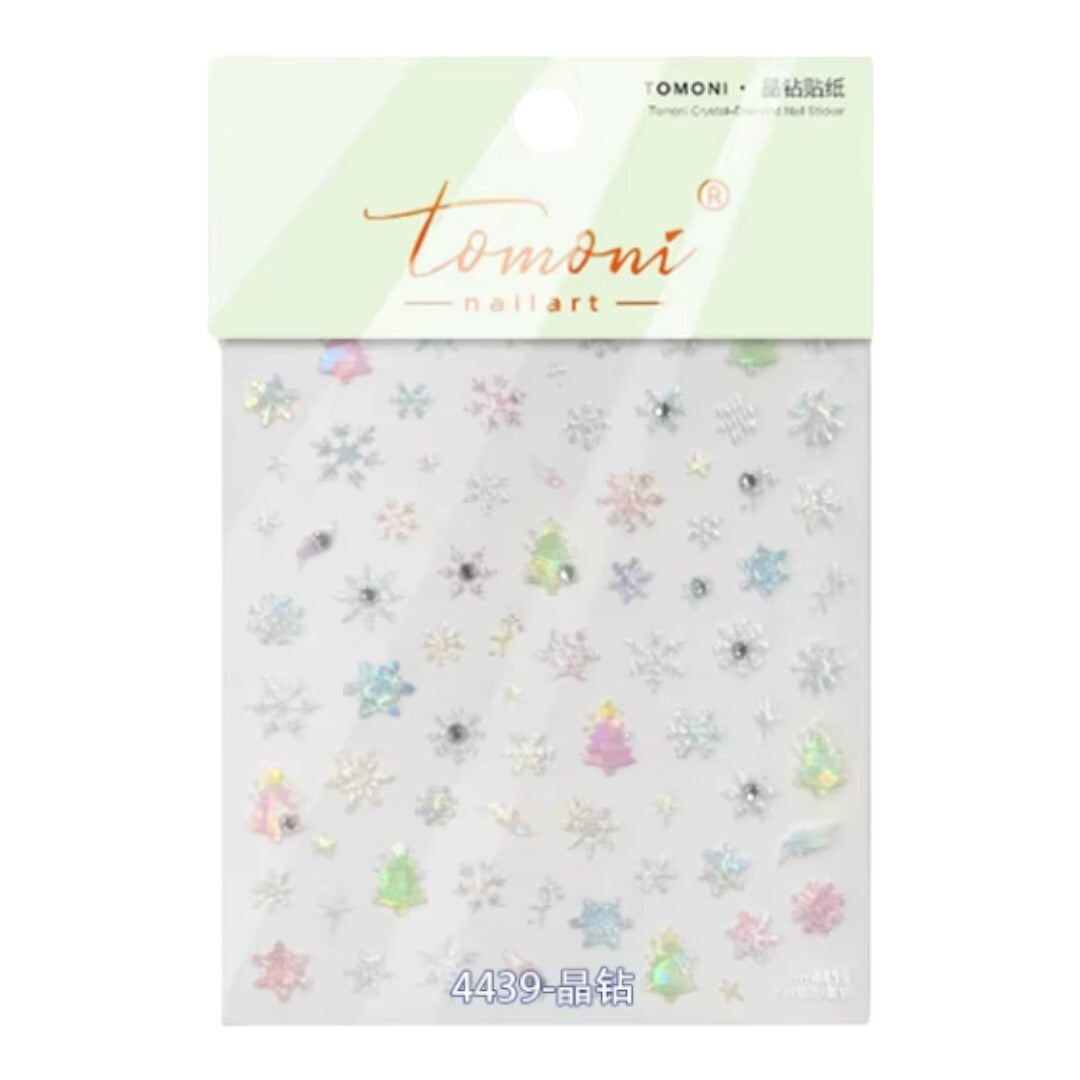 CNBS Nail Stickers - Christmas Tree & Snowflake