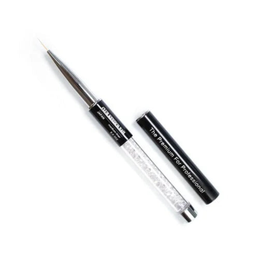 Kenzico Art Brush - Medium Liner W/ Crystal Handle #302