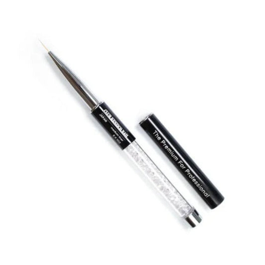 Kenzico Art Brush - Medium Liner W/ Crystal Handle #302