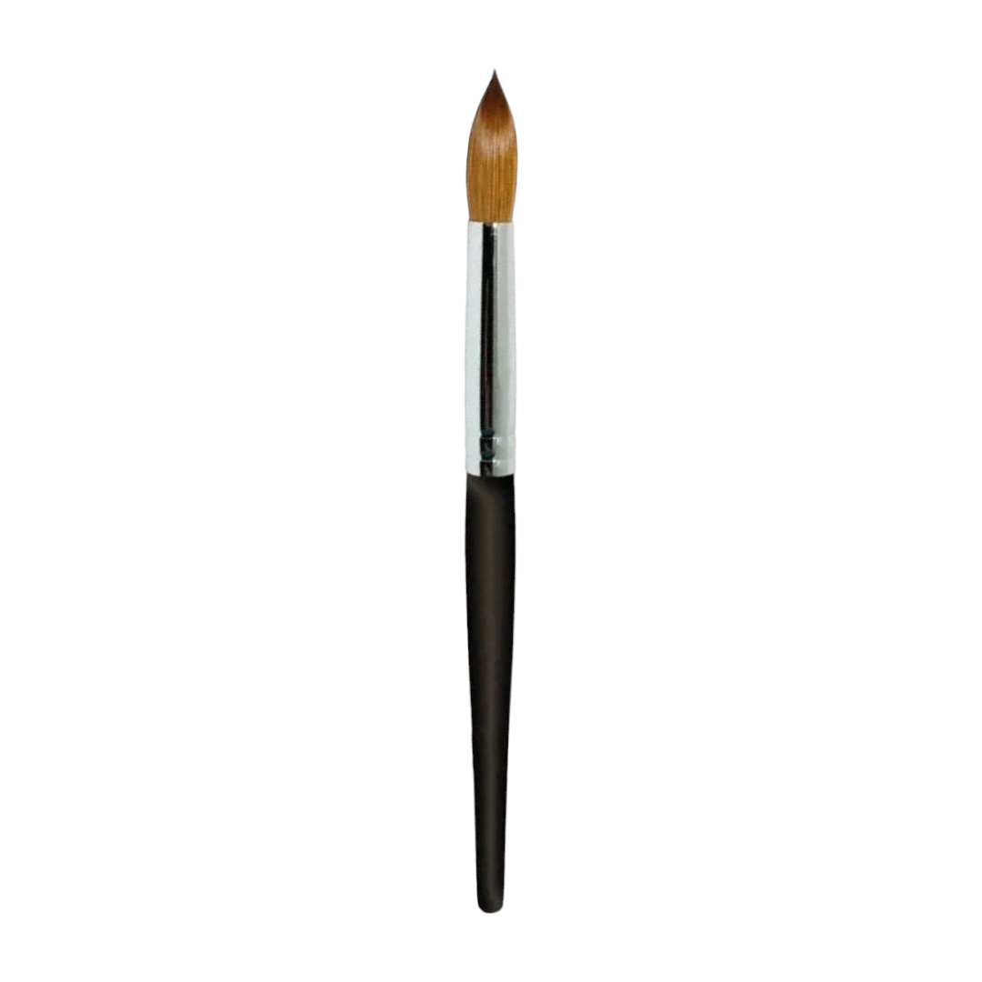 Spade Acrylic Brush - Kolinsky Black Handle #10