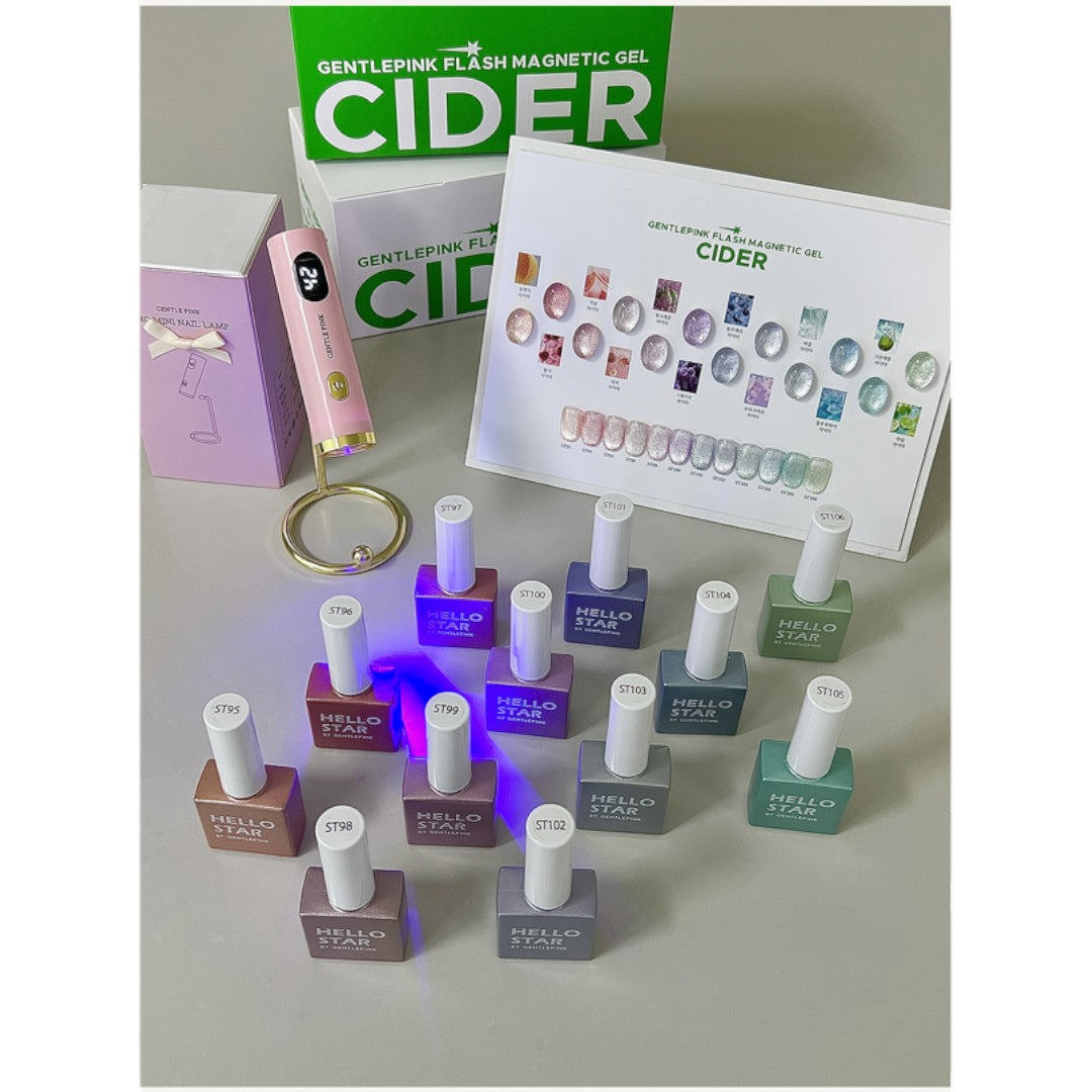 Gentle Pink Cat Eye Gel Polish - Peach Cider #ST98