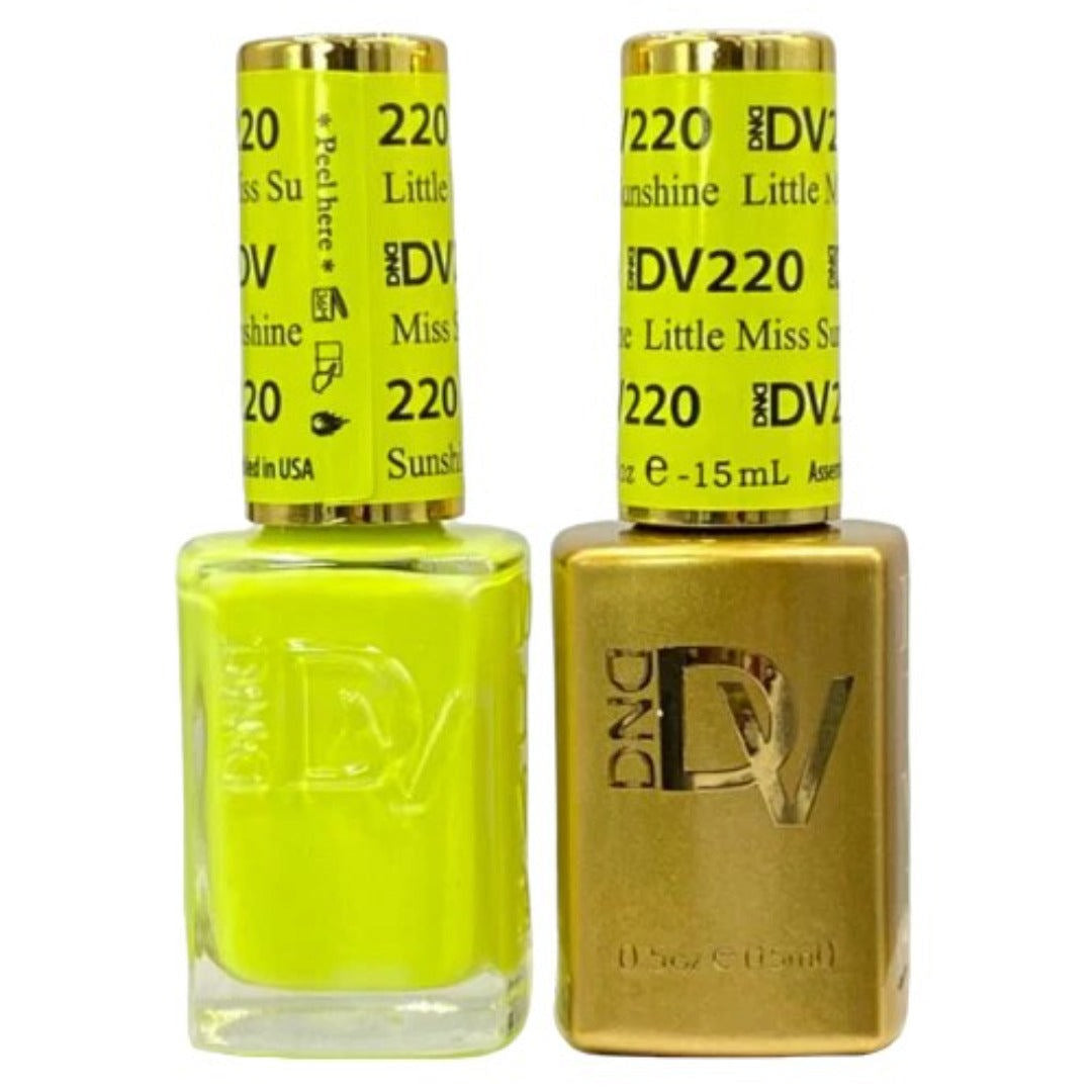 DND Diva Gel & Lacquer Duo - Little Miss Sunshine #220