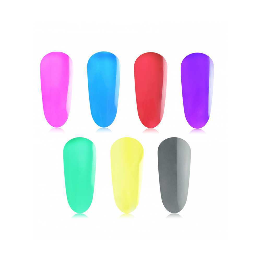 The Gelbottle Gel Colour Jelly Glass Collection 7Pcs