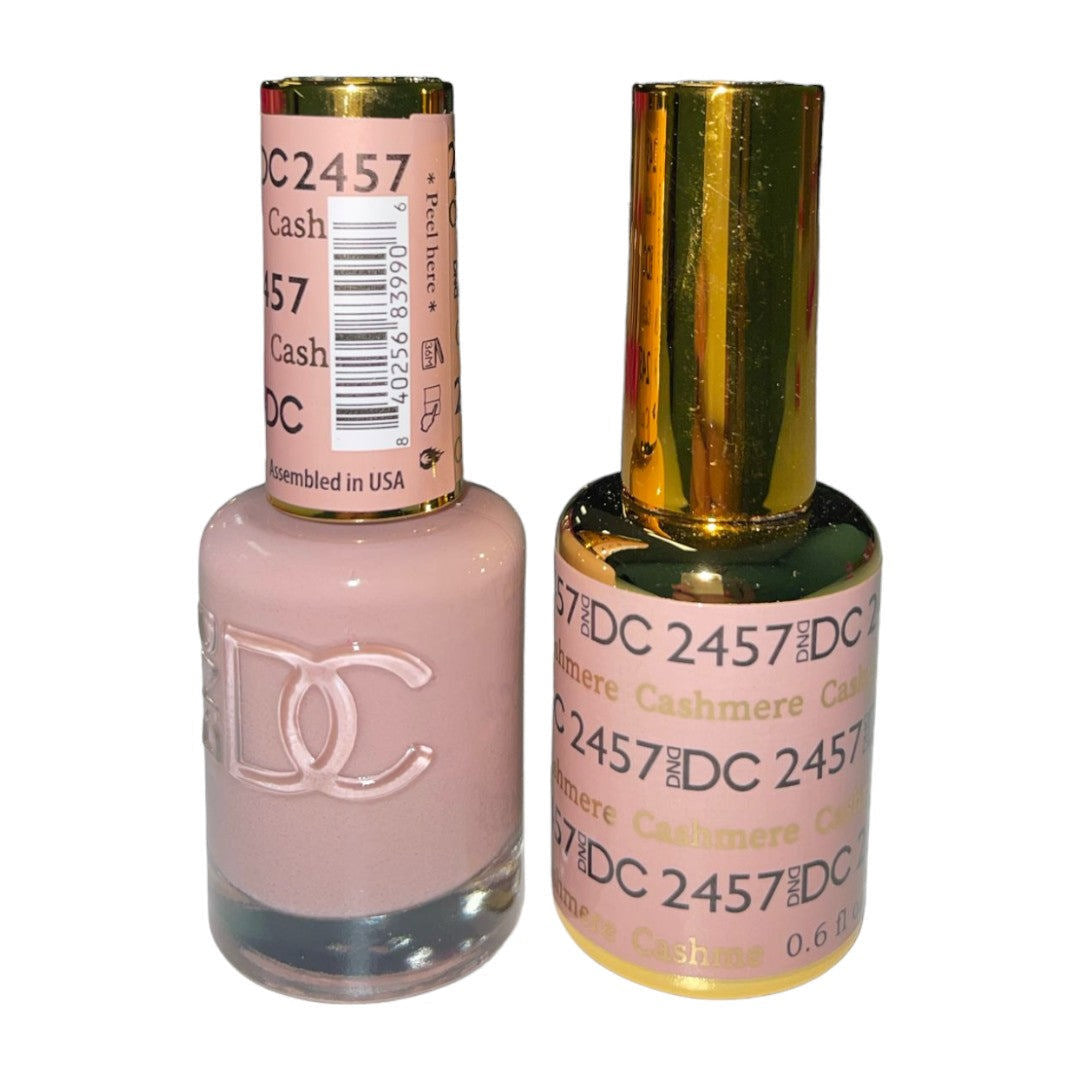 DND DC Sheer Gel & Lacquer Duo - Cashmere #2457