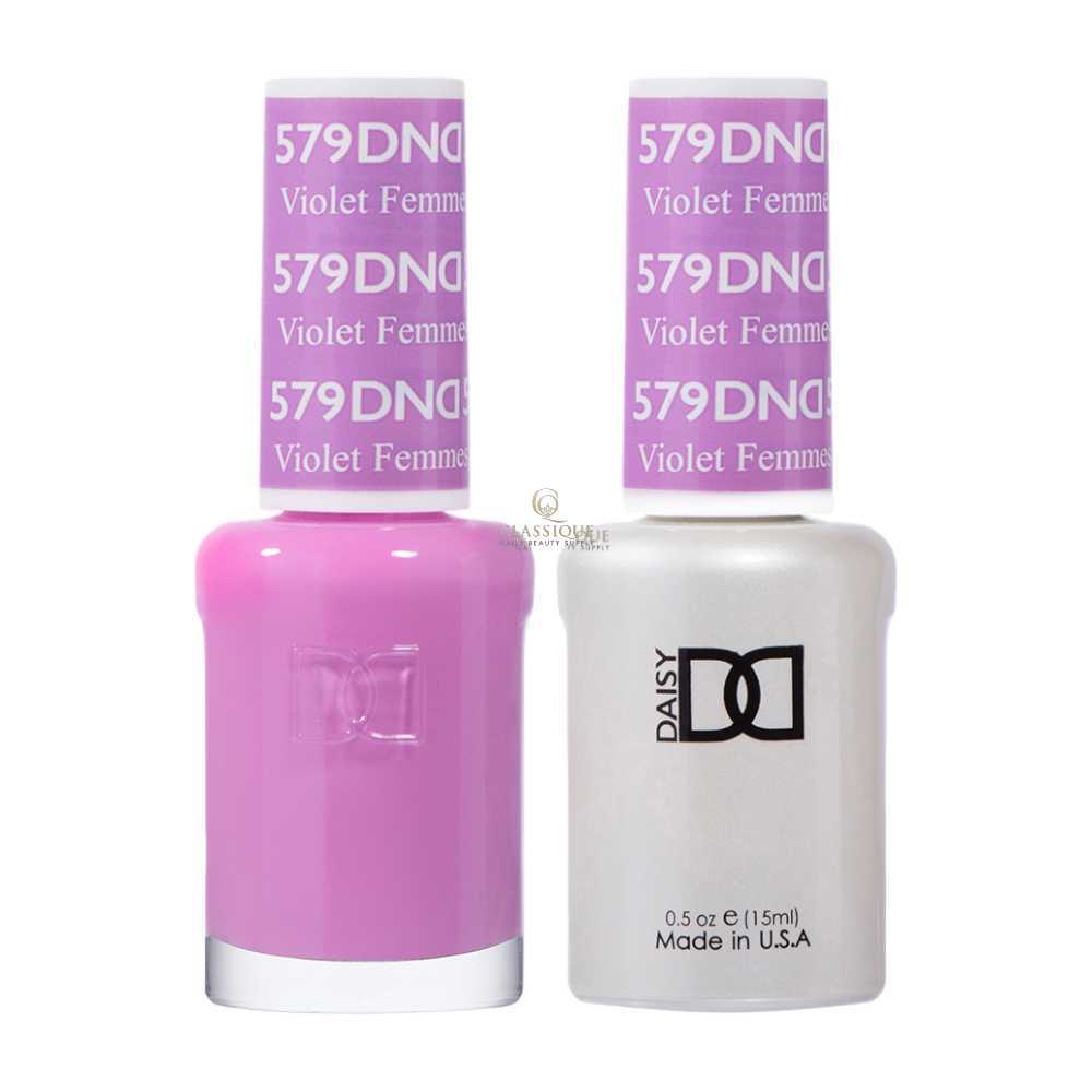DND Gel & Lacquer Duo - Violet Femmes #579