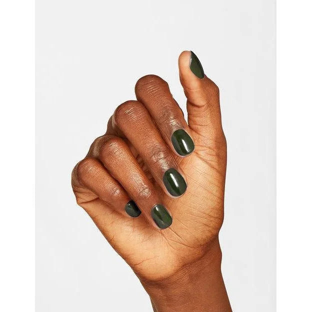 OPI Powder Perfection - Things I've Seen In Aber-Green #DPU15