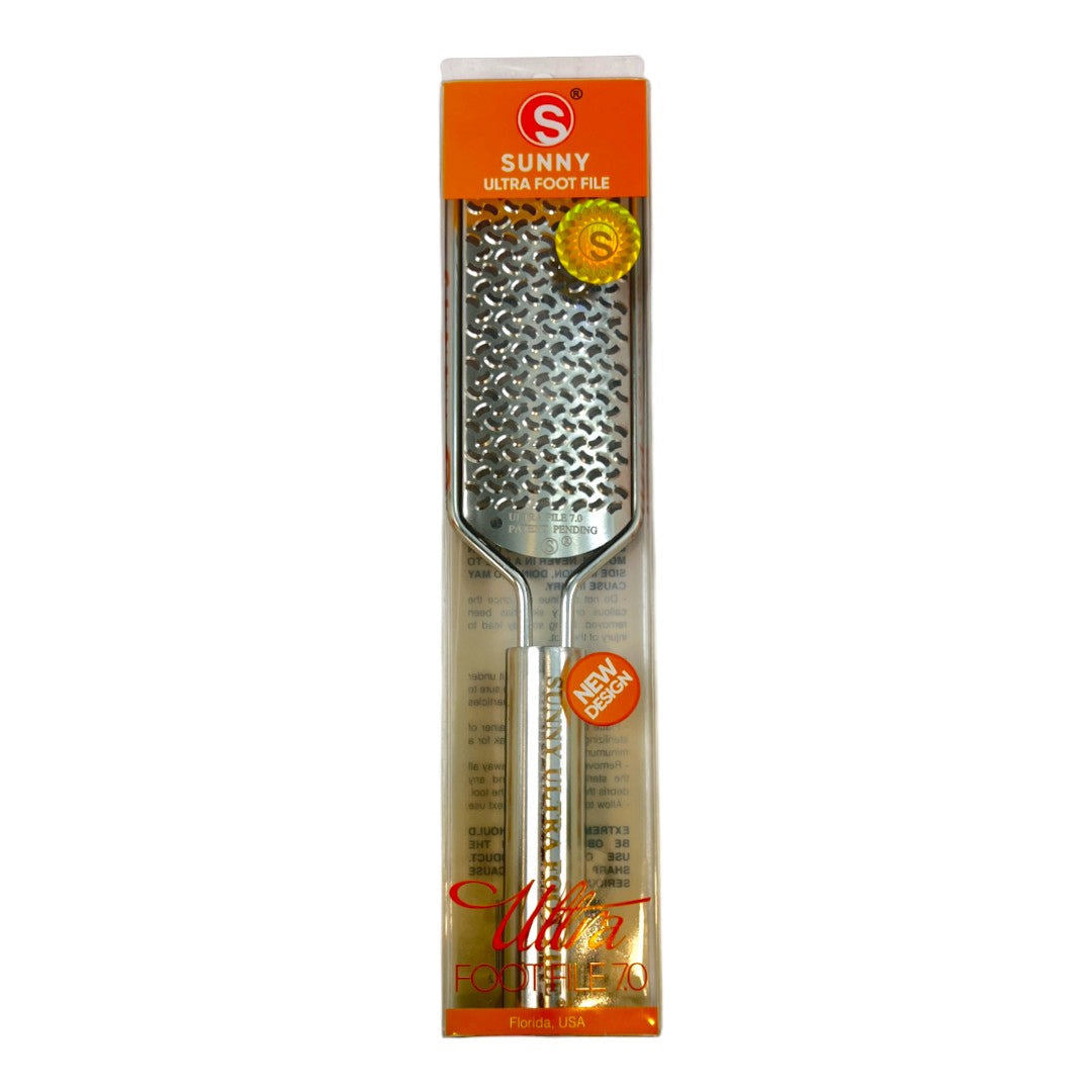Sunny Ultra Foot File 7.0 Stainless Steel w/ Large Holes