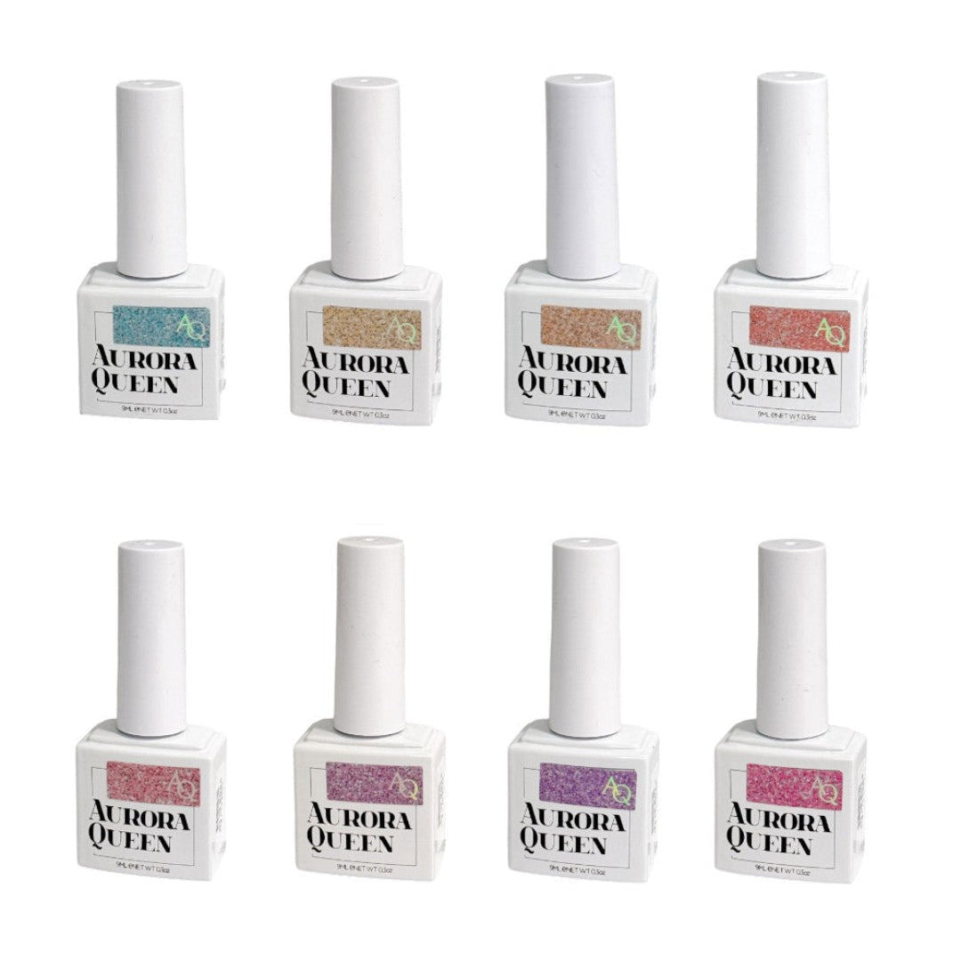 Aurora Queen Gel Polish #AQ225-232 Toe Shoes Collection