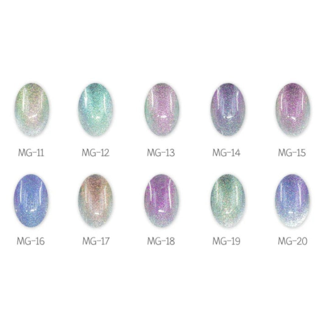 Jel and Gel Cat Eye Gel Polish - Starlight Garden 2 Collection #MG11-20 (10pcs)