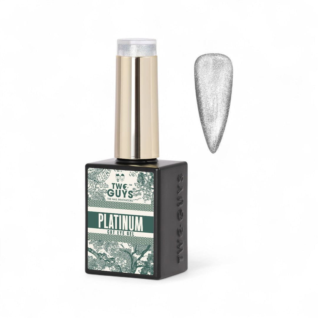 2Guys Cat Eye Gel Polish - Platinum