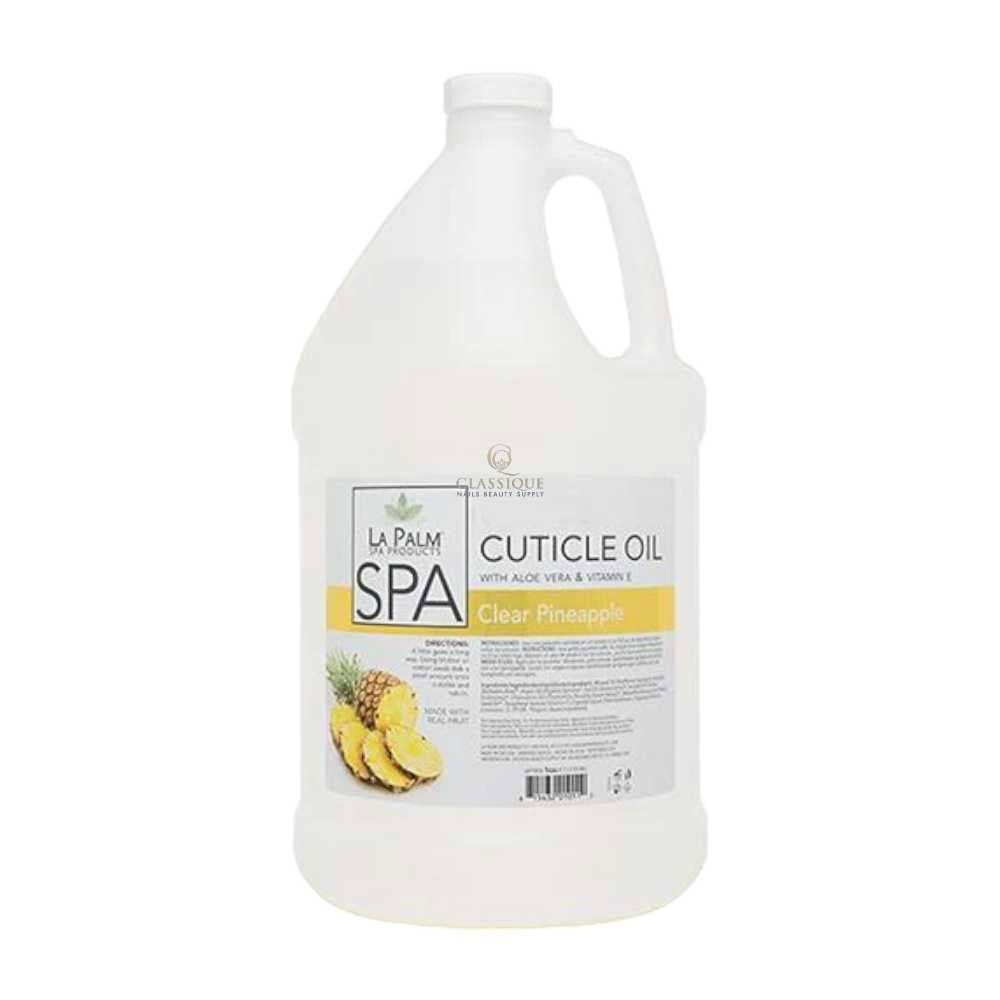 La Palm Cuticle Oil - Pineapple Clear 1Gal (Case of 4)
