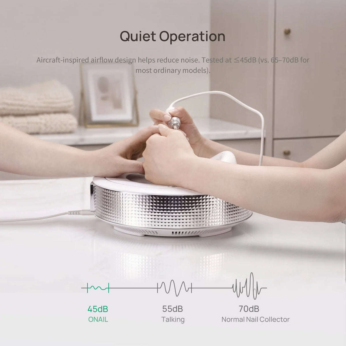 ONAIL Plug-in Nail Dust Collector Tornado No.1