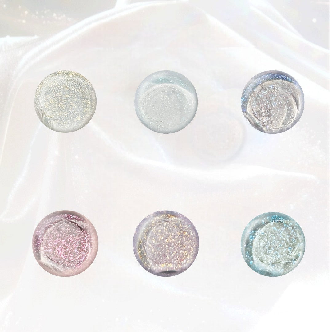 Liuhwa Glitter Gel Polish (HEMA-Free) - Champagne Collection #L111-116 (6Pcs)