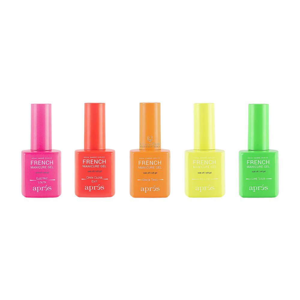 Apres French Manicure Ombre Series - Neon Set 5Pcs