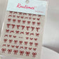 CNBS Nail Stickers - Red Bows
