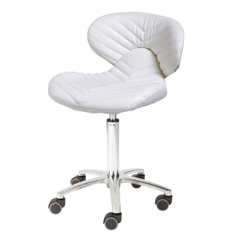 Whale Spa Chevron Technician Stool #1010H