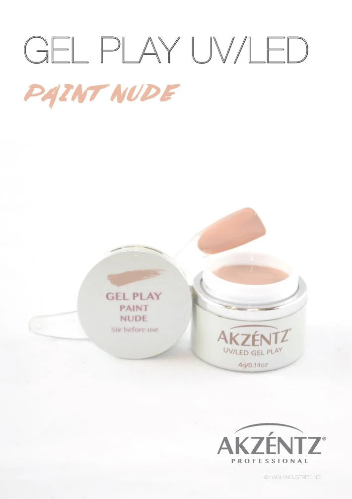 Akzéntz UV/Led Gel Play - Paint Nude 0.14Oz