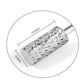 SP Nail Drill Bits - Large Barrel Carbide H3X Triple Extra Coarse Grit 3/32 Silver
