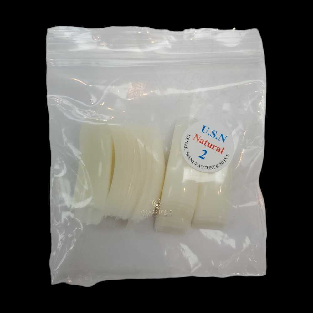 USN Nail Tips - Natural (Bag Of 50)