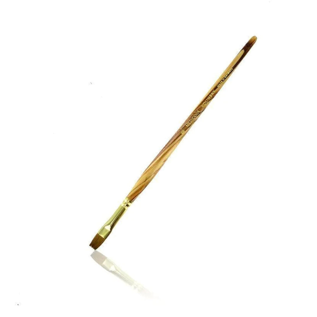 Medicool Gel Brush - Kolinsky Sable Flat #8