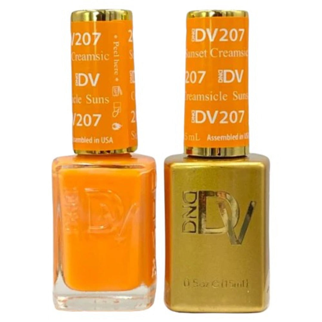 DND Diva Gel & Lacquer Duo - Sunset Creamsicle #207