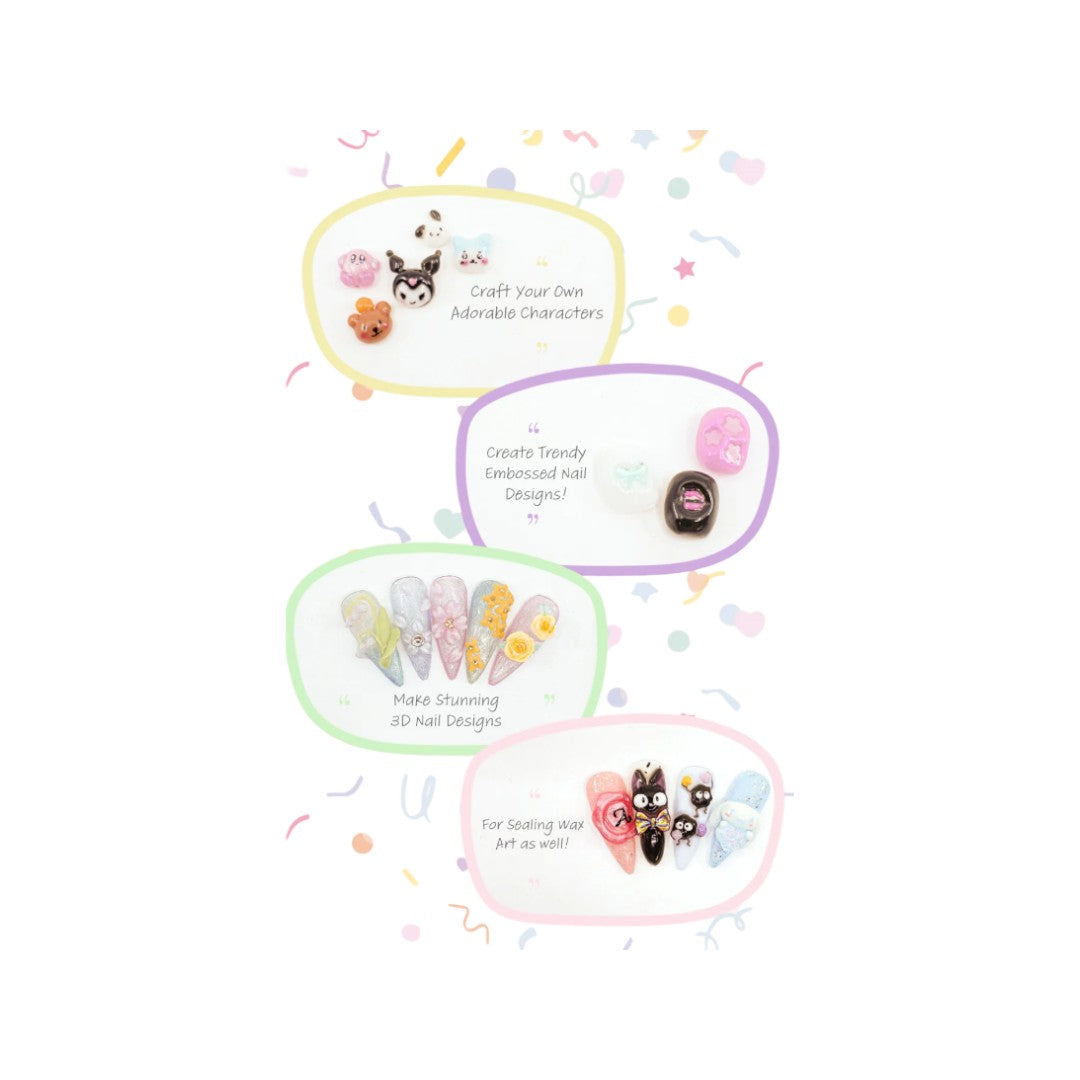 Jel and Gel Ggumi Gel - Set 2 #EB006-010 (5pcs)