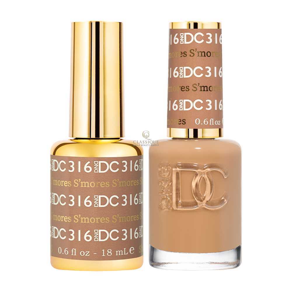 DND DC Gel & Lacquer Duo - S'mores #316