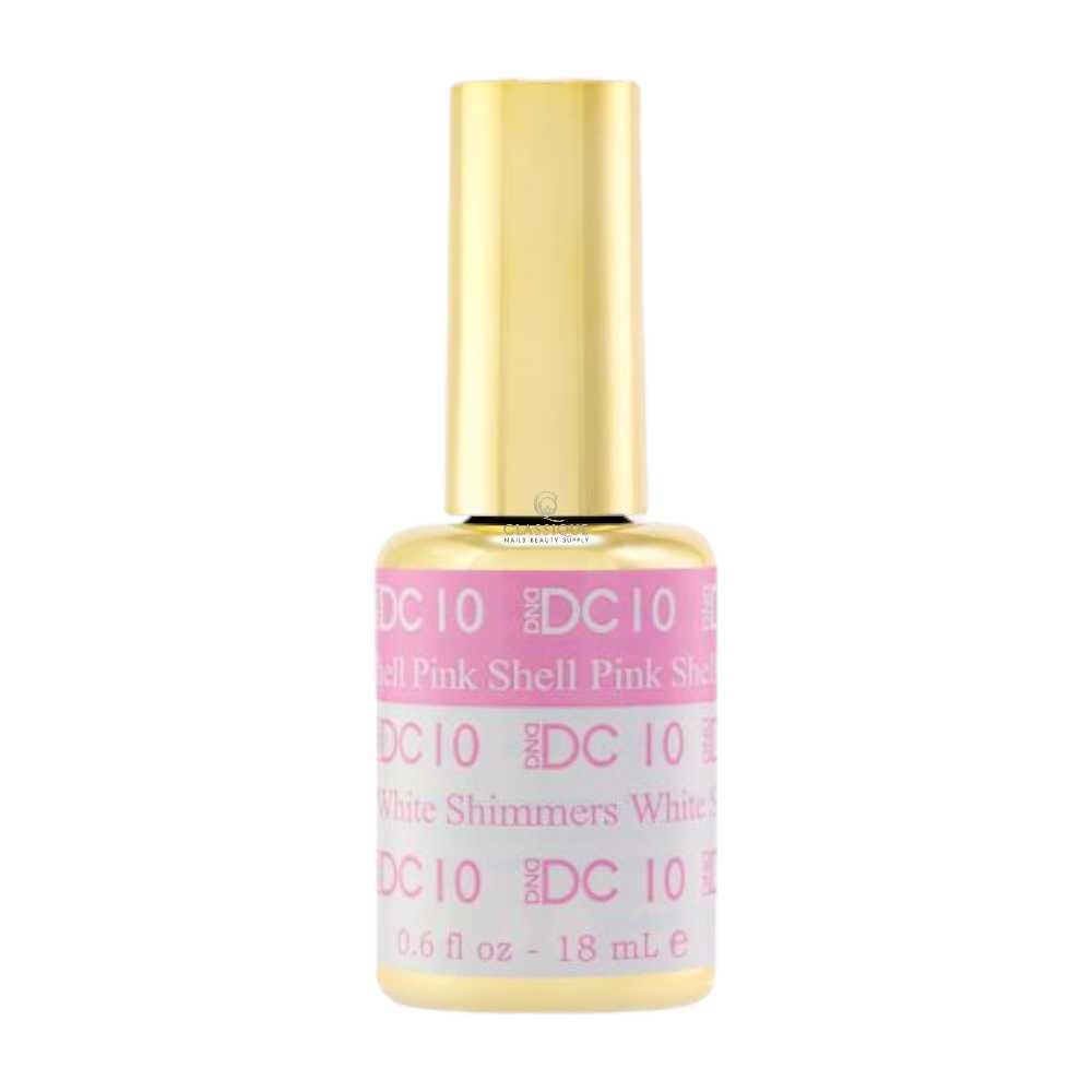 DND DC Mood Change Gel Polish - Shell Pink White Shimmers #10