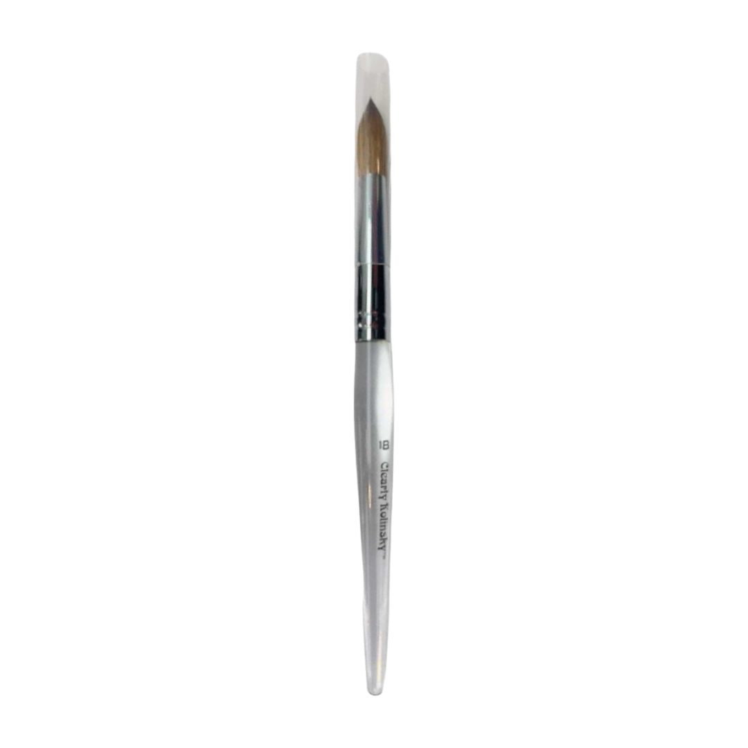 Americanails Acrylic Brush - Kolinsky Clear Handle #CK0018