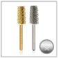 Startool Nail Drill Bits - 3In1 Chamfer STX Extra Coarse Grit 3/32 Gold