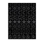 CNBS Nail Stickers, Decals for Nails Airbrush Stencils for Nail Art, airbrush stencil