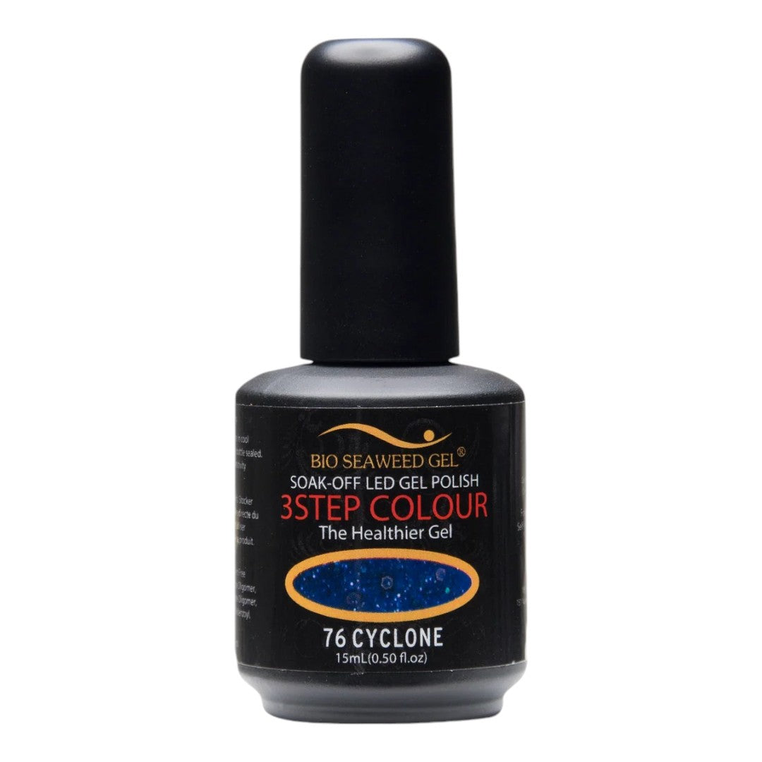 bio seaweed gel canada, soak off gel nail polish, bio seaweed gel polish, non toxic nail polish canada, Bio Seaweed Gel 76 Cyclone