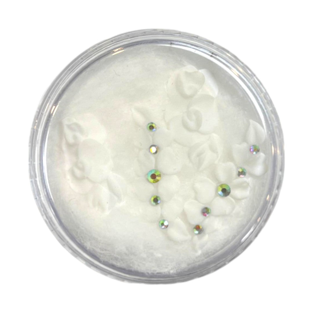 CNBS Nail Charms - 3D Handmade Acrylic Flowers 4pcs
