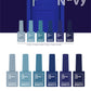 Kenzico Korean Gel Polish, Blooming Navy Gel Polish FFW-605
